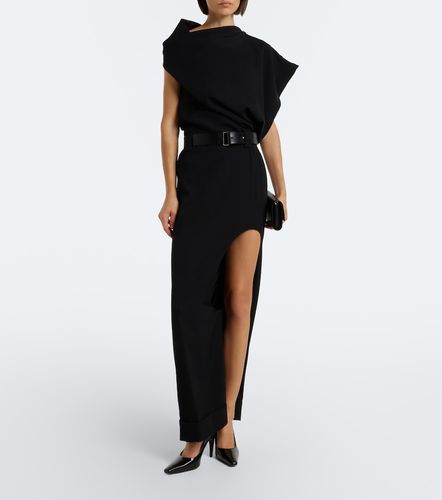 Robe longue asymétrique en laine - Junya Watanabe - Modalova