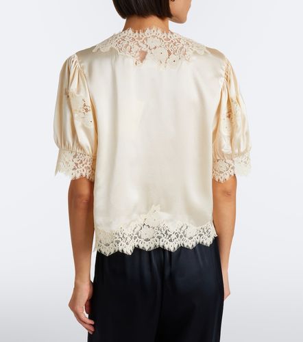 Dôen Top Idella en satin de soie à dentelle - Doen - Modalova