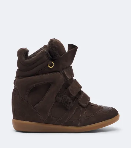 Baskets compensées Bekett en daim - Isabel Marant - Modalova