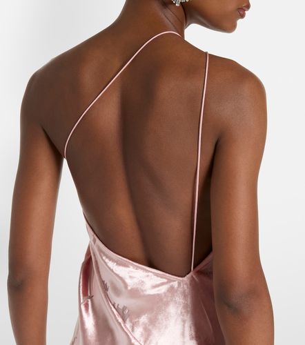 Robe longue asymétrique en velours - The Sei - Modalova