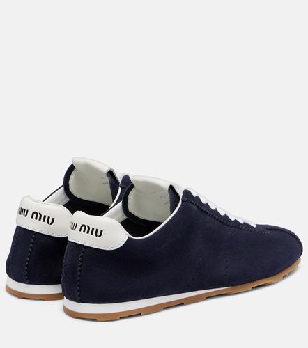 Miu Miu Baskets Plume en daim - Miu Miu - Modalova