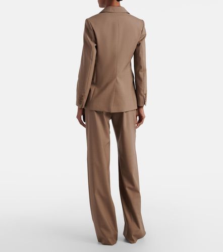 Pantalon droit Salpa en laine vierge - Max Mara - Modalova