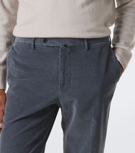 Pantalon slim en coton et cachemire - Slowear - Modalova