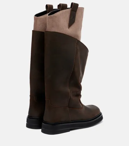 Bottes Robin Passeggiata en cuir - The Attico - Modalova