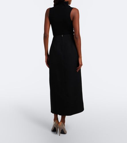 Jupe midi asymétrique en laine vierge - Jil Sander - Modalova