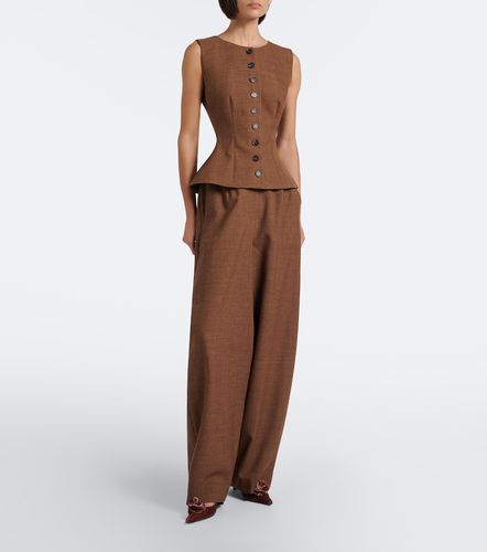 Pantalon barrel en laine vierge - Magda Butrym - Modalova