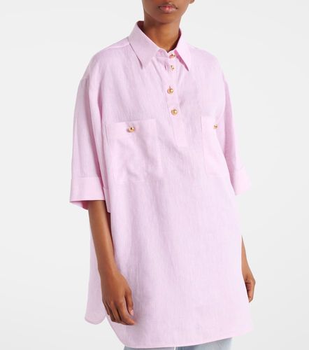 Valentino Polo oversize en lin - Valentino - Modalova