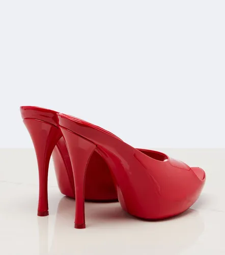 Gucci Mules à plateau en cuir - Gucci - Modalova