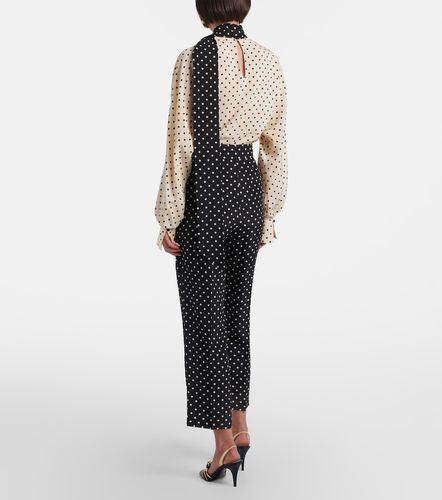 Pantalon droit en soie à pois - Valentino Garavani - Modalova