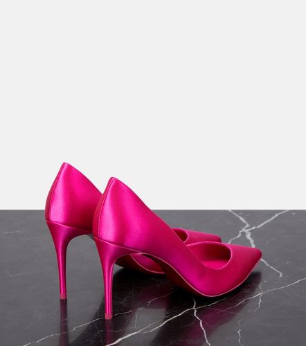 Escarpins Iriza 85 en satin de soie - Christian Louboutin - Modalova
