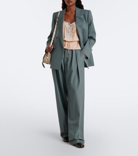 Chloé Pantalon droit en laine vierge - Chloe - Modalova