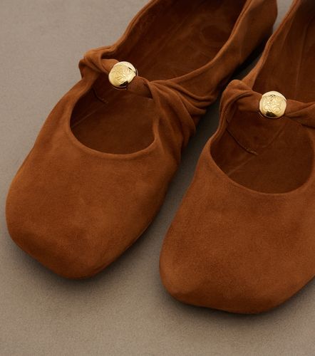 Ballerines Mary Jane Pebble Soft en daim - Loewe - Modalova