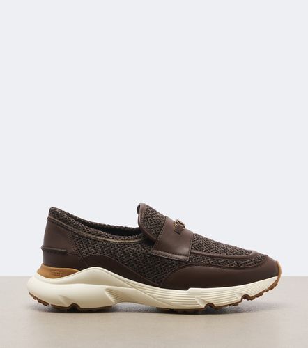 Tod's Slip-on en maille et cuir - Tod's - Modalova