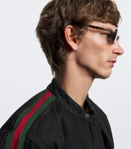 Lunettes de soleil rectangulaires - Gucci - Modalova