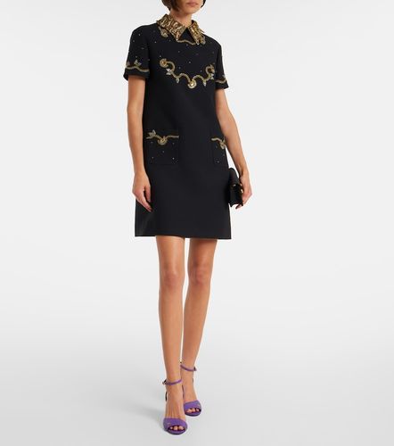 Robe Crêpe Couture à ornements - Valentino Garavani - Modalova