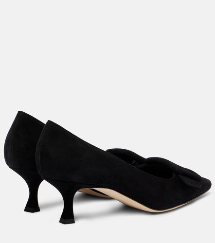 Escarpins Maysalepump 50 en daim - Manolo Blahnik - Modalova