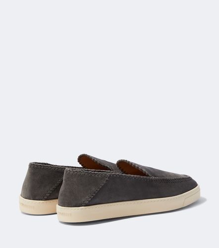 Mocassins Galleria 3 en daim - Giorgio Armani - Modalova