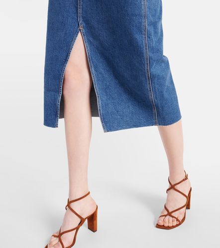 Jupe midi Victoria en denim - Veronica Beard - Modalova