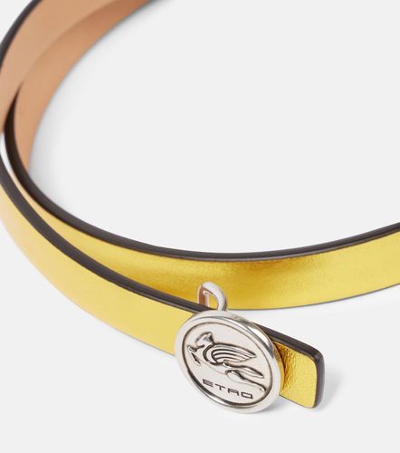 Ceinture 15mm en cuir métallisé - Etro - Modalova
