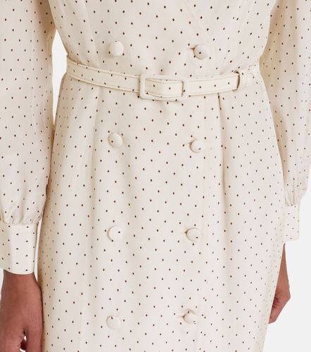 Robe en soie à pois - Alessandra Rich - Modalova