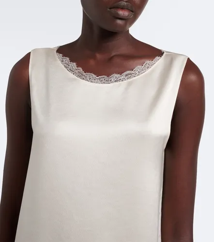Robe Barb en satin à finition en dentelle - Leset - Modalova