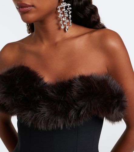 Top bustier en laine mélangée - David Koma - Modalova