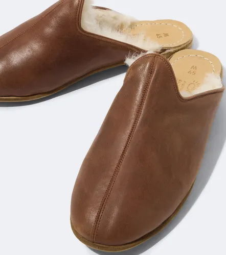Sabah Mules en cuir et shearling - Sabah - Modalova