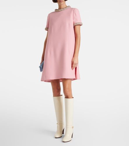 Robe brodée en Crepe Couture - Valentino Garavani - Modalova