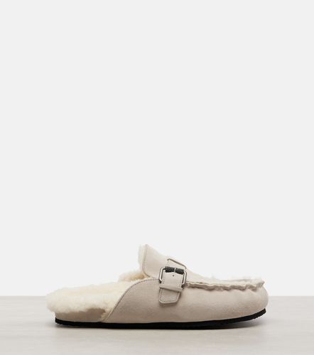 Slippers Monili en daim et shearling - Brunello Cucinelli - Modalova
