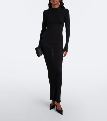 Robe longue Cassandre en soie - Saint Laurent - Modalova
