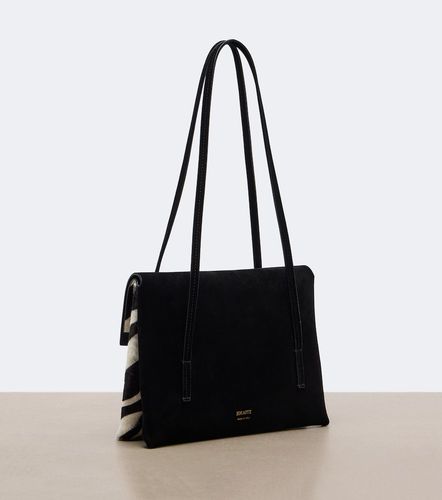 Sac porté épaule Soft Blake Small en cuir façon poulain et daim - Khaite - Modalova