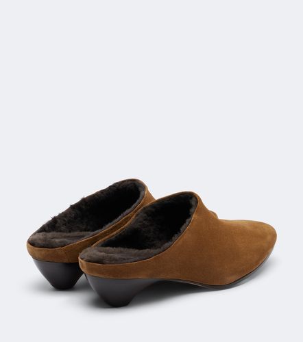 Le Monde Béryl Mules Allegra en daim et shearling - Le Monde Beryl - Modalova