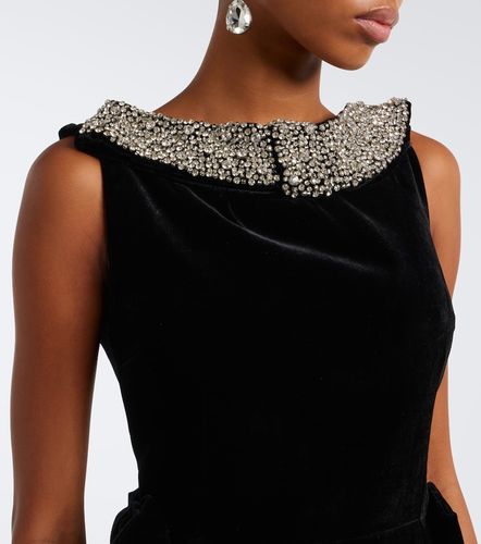 Robe Daphne en velours à ornements - The New Arrivals Ilkyaz Ozel - Modalova