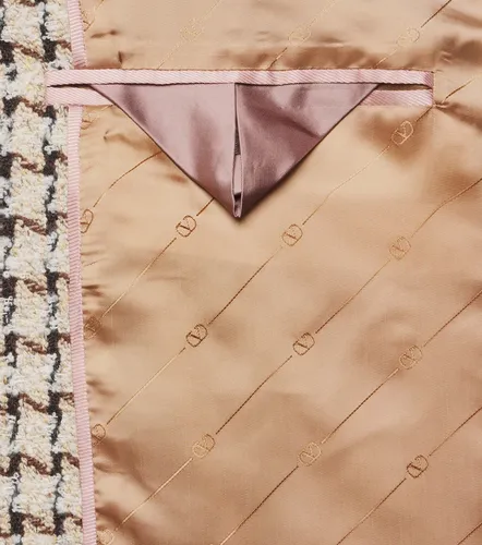 Blazer en laine et soie mélangée - Valentino Garavani - Modalova
