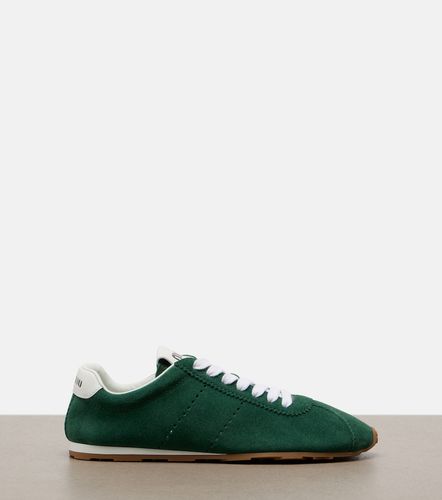 Miu Miu Baskets Plume en daim - Miu Miu - Modalova