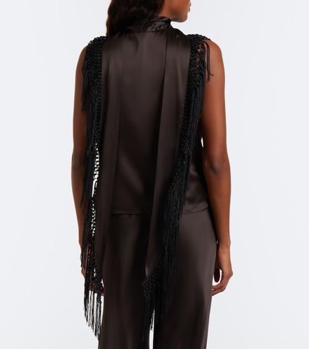 SIR Top Lula en soie à franges - SIR - Modalova