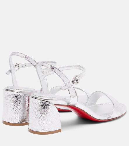 Sandales Miss Jane 55 en cuir métallisé - Christian Louboutin - Modalova