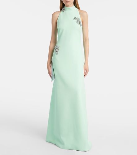 Robe longue Priscilla en crêpe à ornements - Safiyaa - Modalova