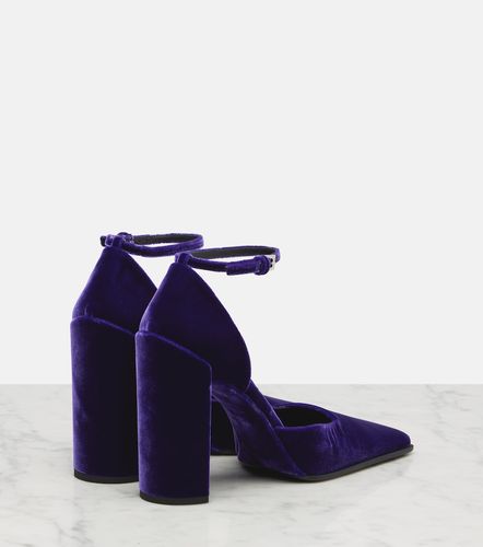 Alaïa Escarpins Square 90 en velours - Alaia - Modalova