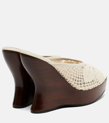 Mules compensées en crochet - Magda Butrym - Modalova