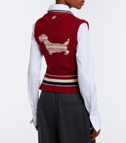 Gilet Hector en laine et mohair - Thom Browne - Modalova