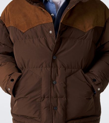 Veste doudoune à finitions en daim - Ami Paris - Modalova