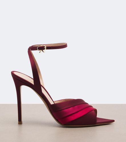 Gianvito Rossi Sandales en satin - Gianvito Rossi - Modalova