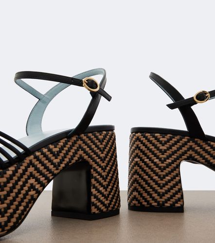 Sandales à plateau Cœur Royal en cuir - Valentino Garavani - Modalova