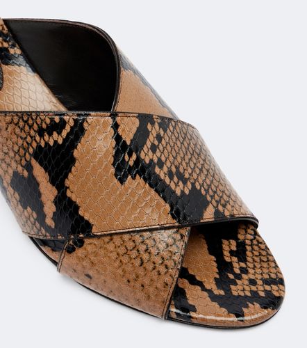 Le Monde Béryl Mules Luca en cuir façon serpent - Le Monde Beryl - Modalova