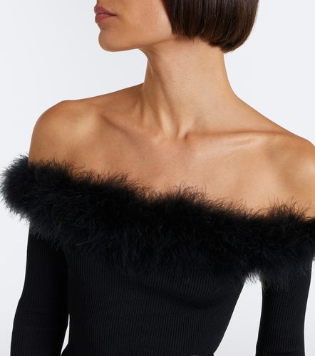 Gucci Top à plumes - Gucci - Modalova