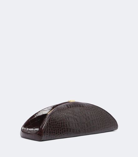 Pochette Lua en cuir façon croco - Mugler - Modalova