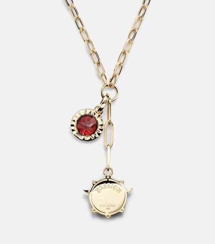 Collier Vivacity and Internal Compass en or 18 ct, diamants et grenat - FoundRae - Modalova