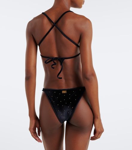 Bikini en velours à ornements - Balmain - Modalova