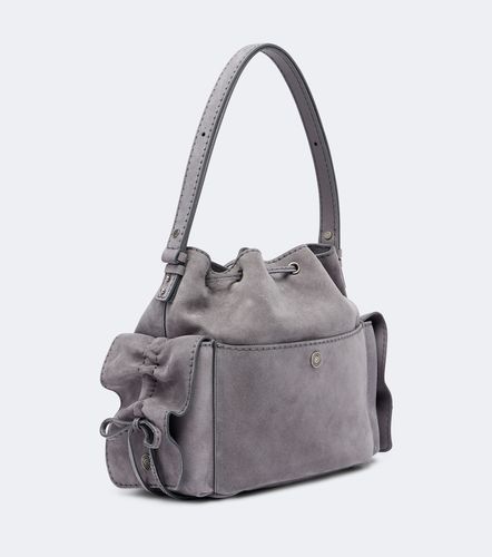 Sac seau Multipocket Medium en daim - Acne Studios - Modalova
